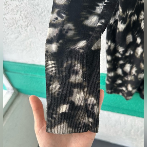 Witchery Leopard Dress Medium Animal Cotton Mini Long Sleeve - Picture 7 of 10